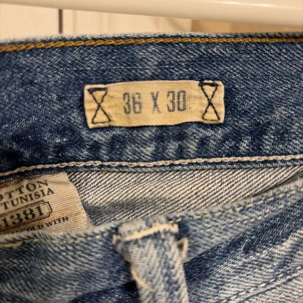 Polo Ralph Lauren Men's Blue Denim Jeans, Size 36x30